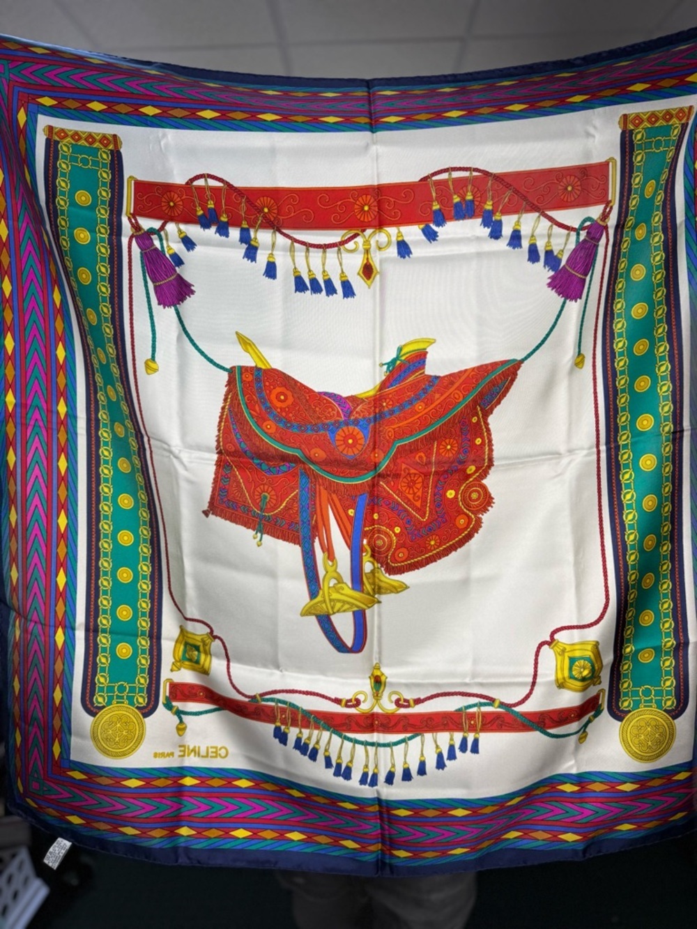 CELINE SILK SCARF